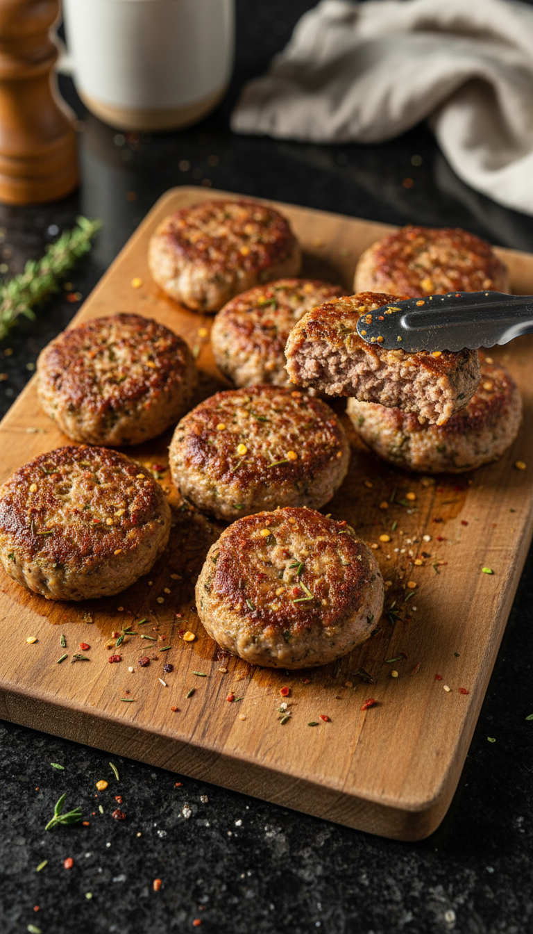 Keto Breakfast Sausage Patties