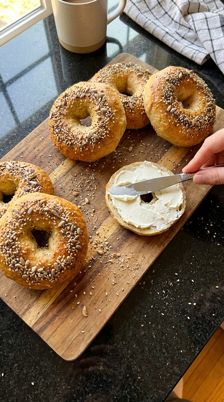 Protein-Charged Bagels Delight