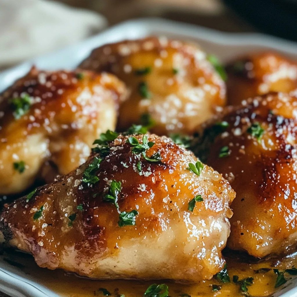 Crispy Baked Chicken Thighs