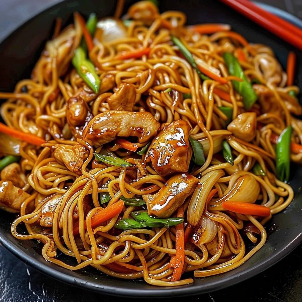 Easy Chicken Lo Mein Recipe