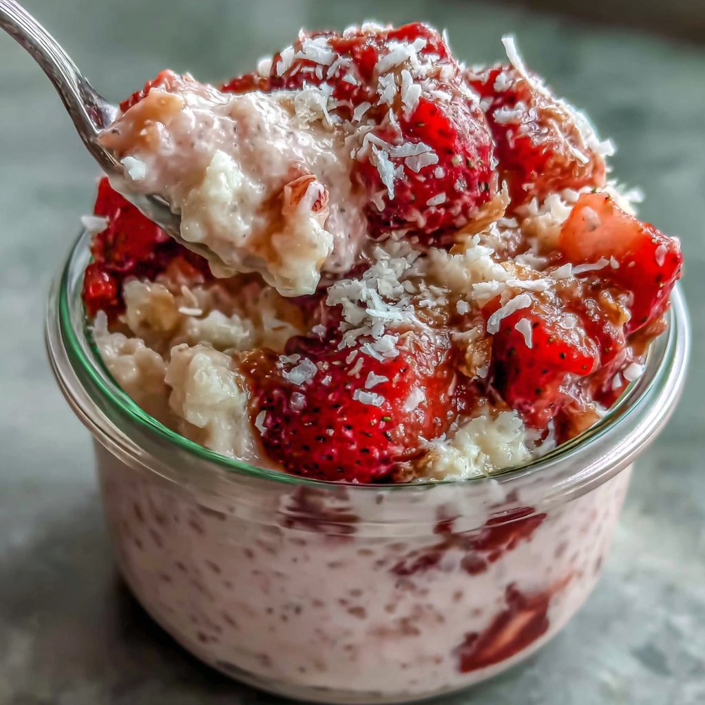 Strawberry Chia Seed Pudding