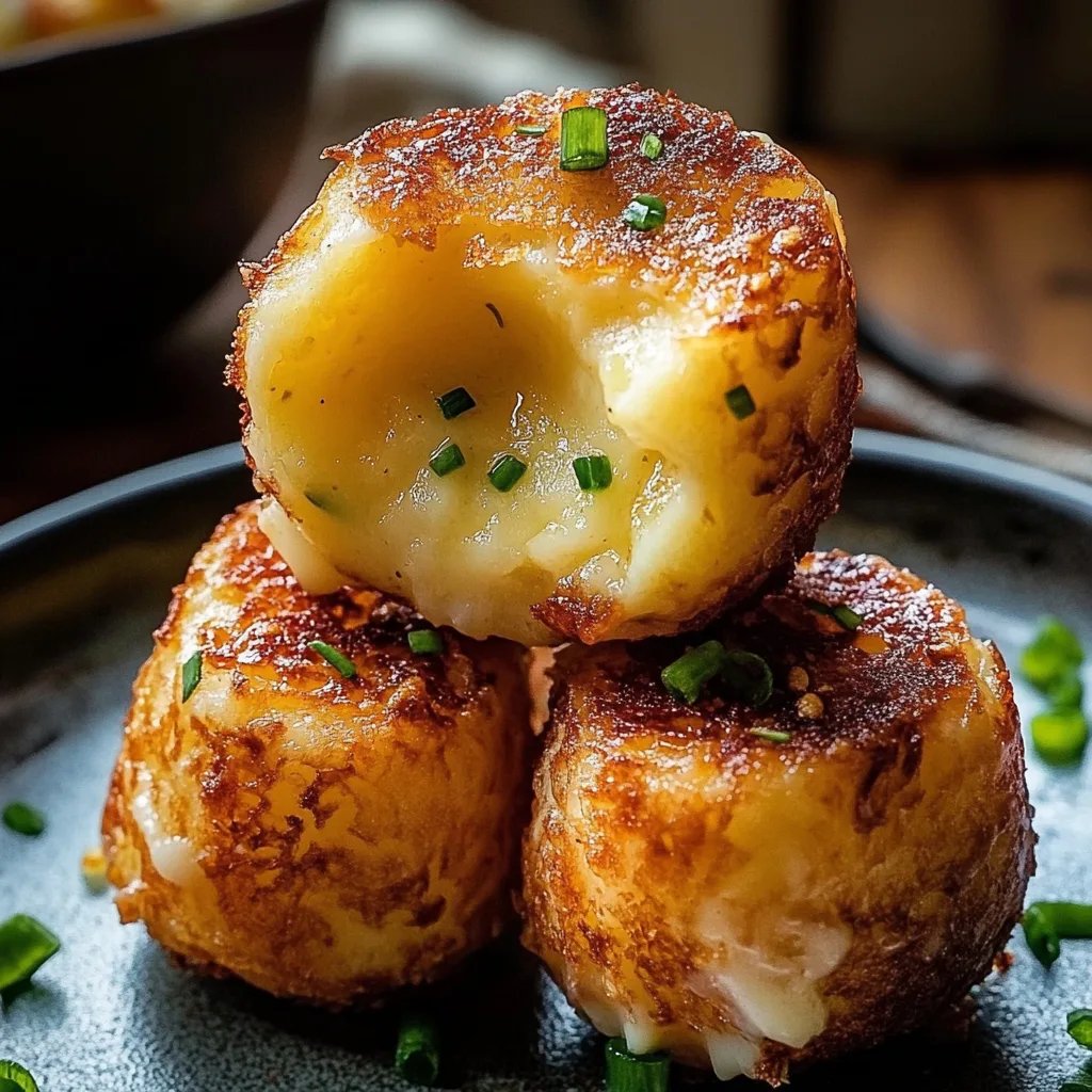 Mashed Potato Cheese Puffs