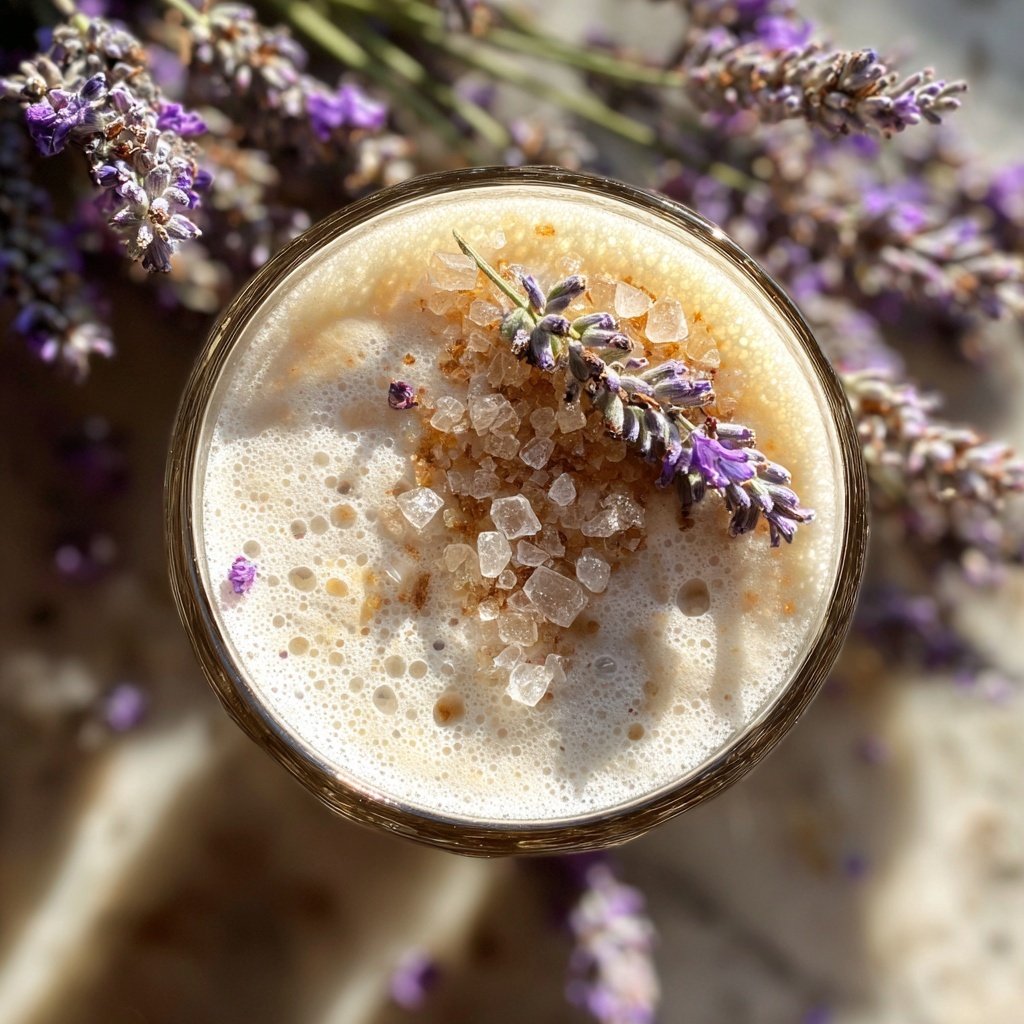 Lavender Infused Vanilla Frappe