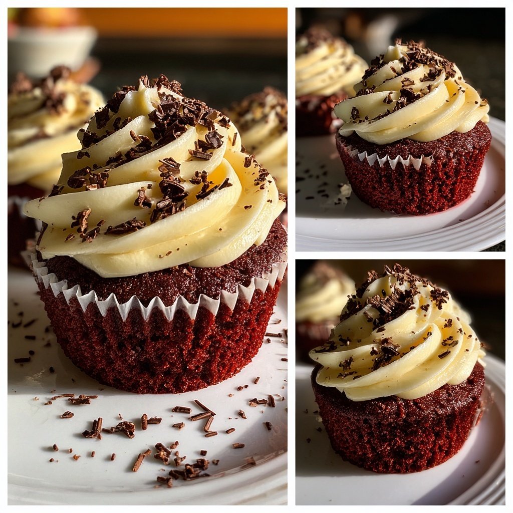 Decadent Red Velvet Cupcakes
