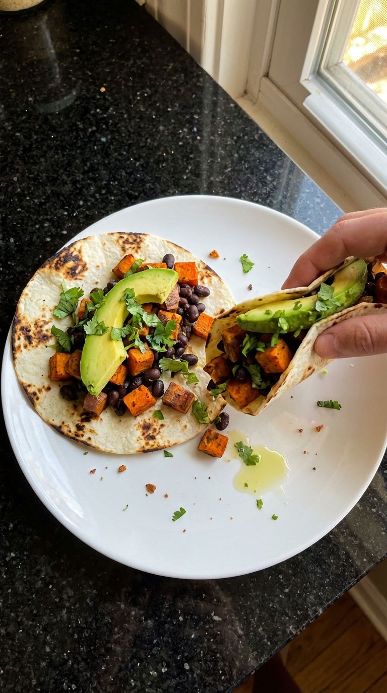 Sweet Potato and Black Bean Tacos