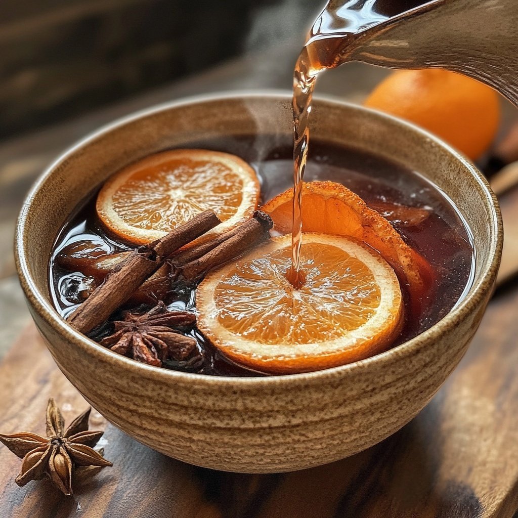 Hot Mulled Glühwein Punch