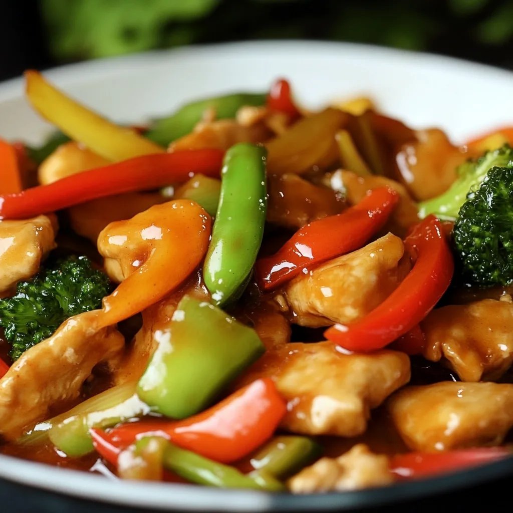 Easy Chicken & Vegetable Stir Fry