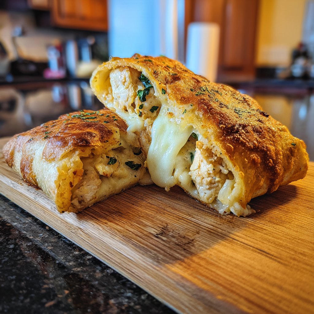 Italian Air Fryer Chicken Mozzarella Wrap