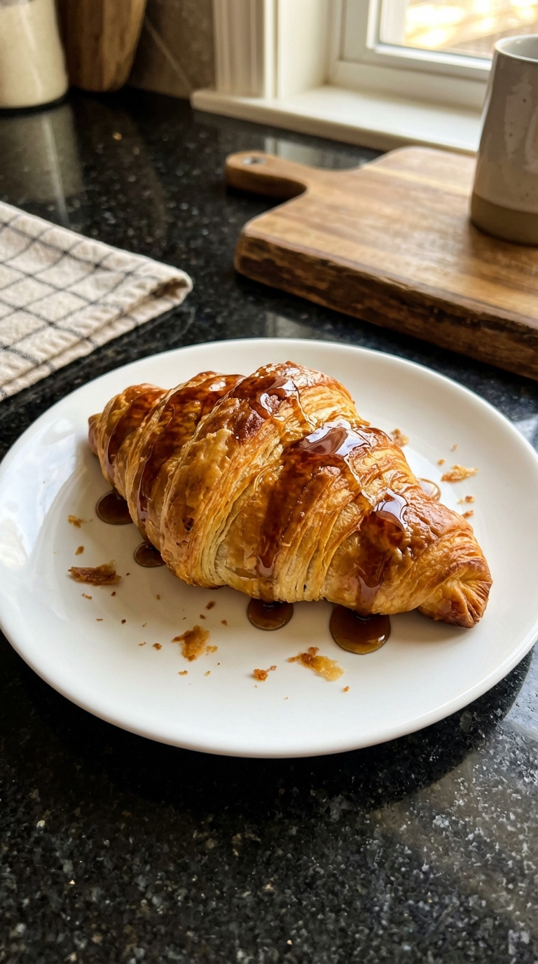Maple Syrup Croissant Bliss