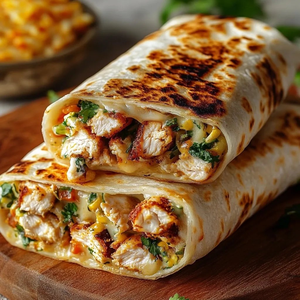 Ooey-Gooey Cheesy Garlic Chicken Wraps: An Amazing Ultimate Recipe