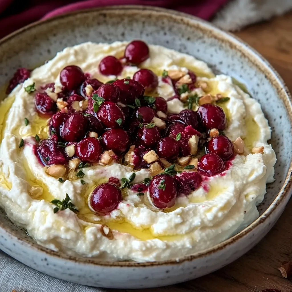 Cranberry Whipped Feta