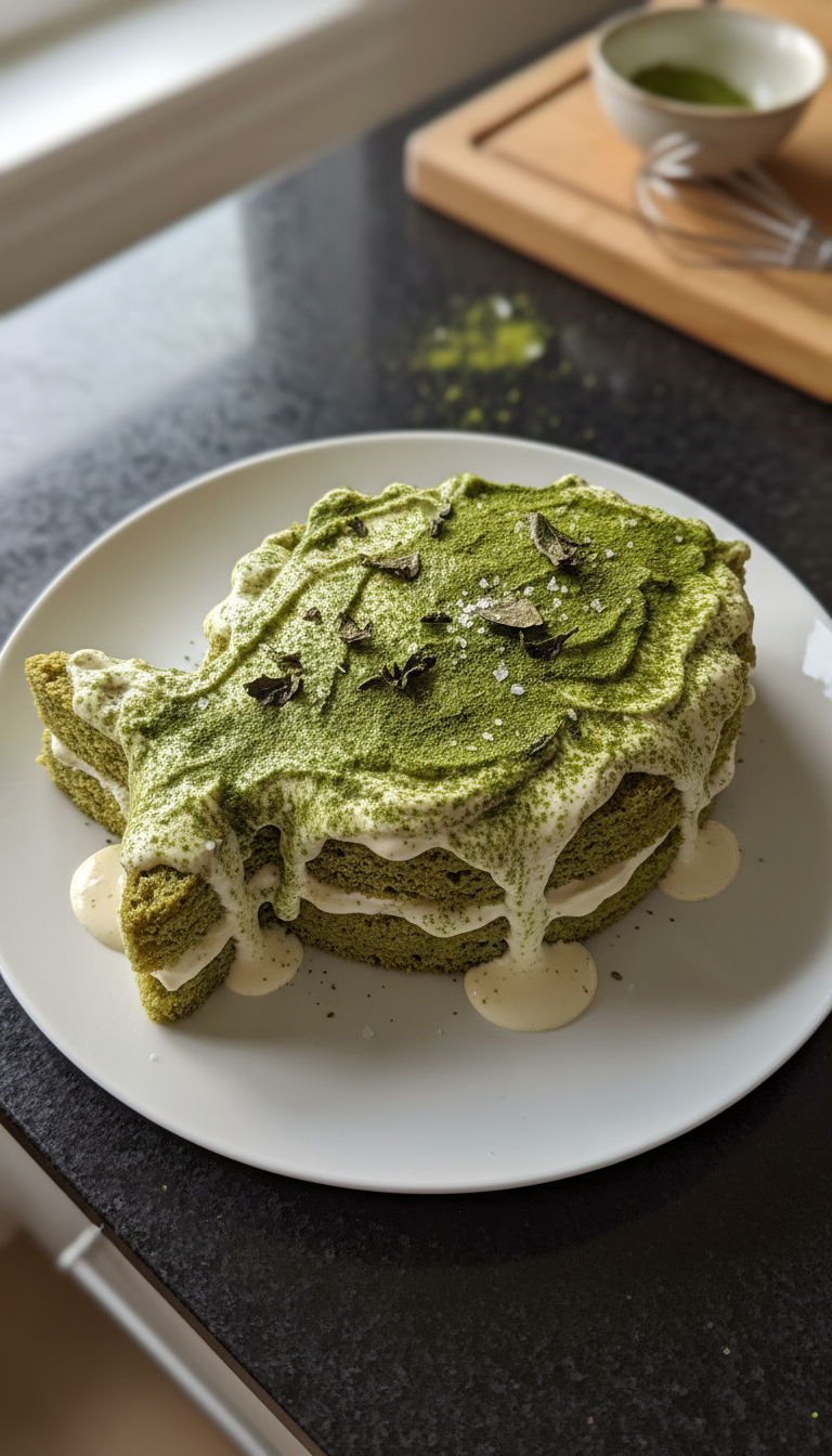 Matcha Pisces Cake Delight
