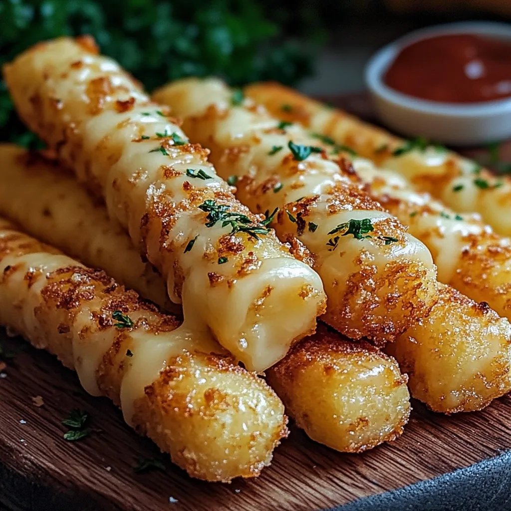 Crispy Hungarian Potato Cheese Sticks