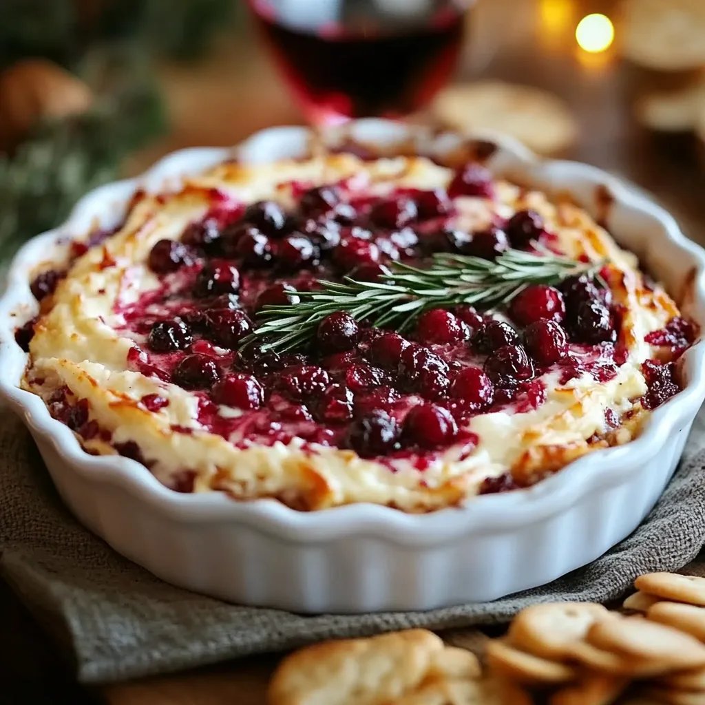 Baked Cranberry Cream Cheese Dip