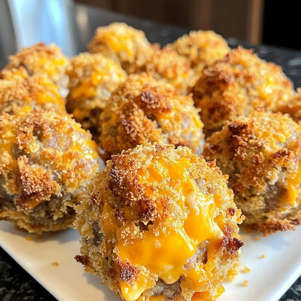 Cheddar Bay Sausage Balls