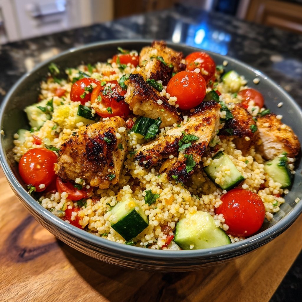 Mediterranean Chicken Bowls with Couscous