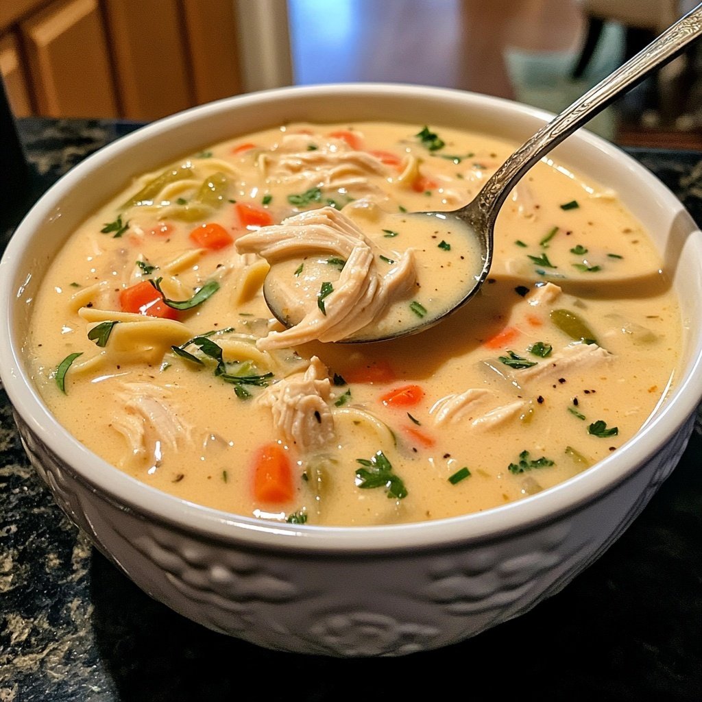 Creamy Chicken Noodle Soup