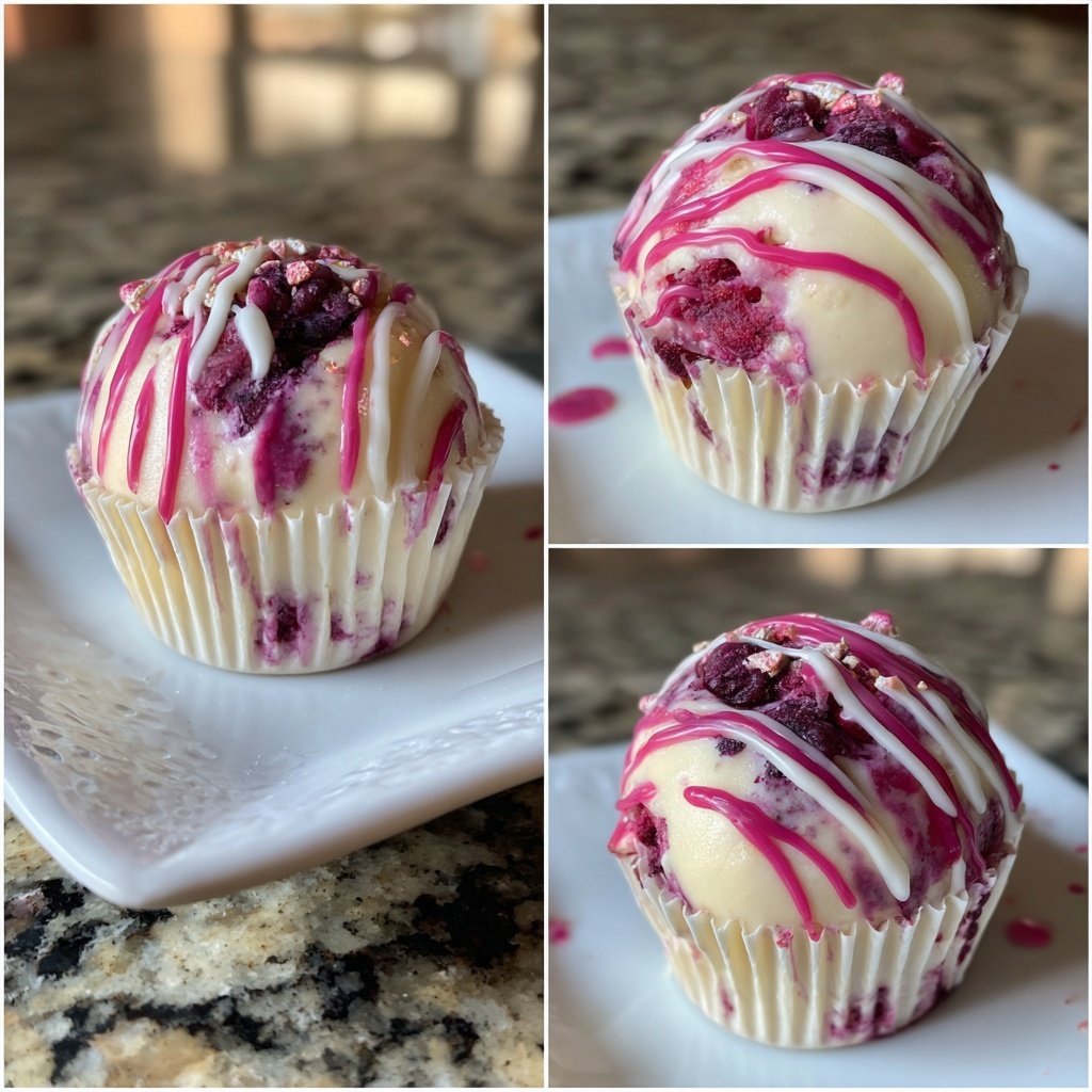 Forest Berry Cupcake Pops