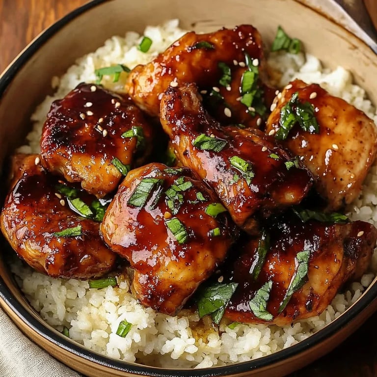 Honey Garlic Chicken Thighs