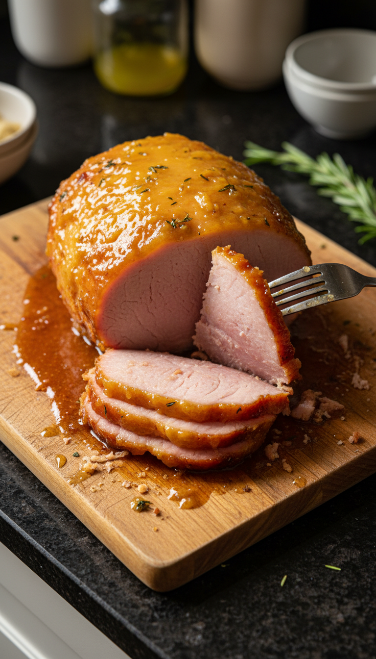 Limoncello Glazed Ham