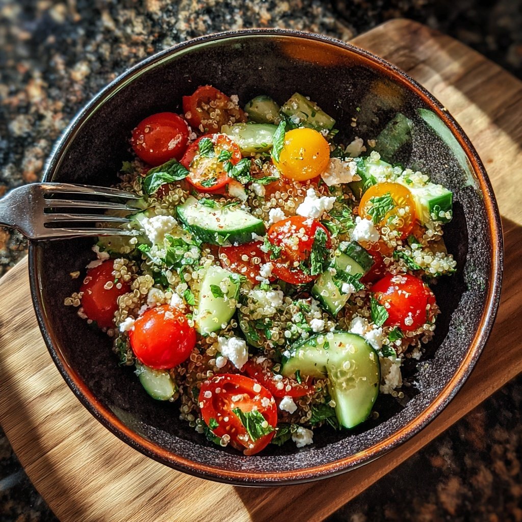 Cucumber and Quinoa Bowl