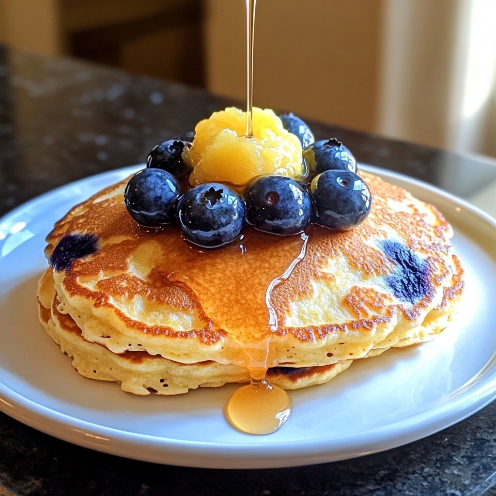 Gluten Free Lemon Ricotta Pancakes