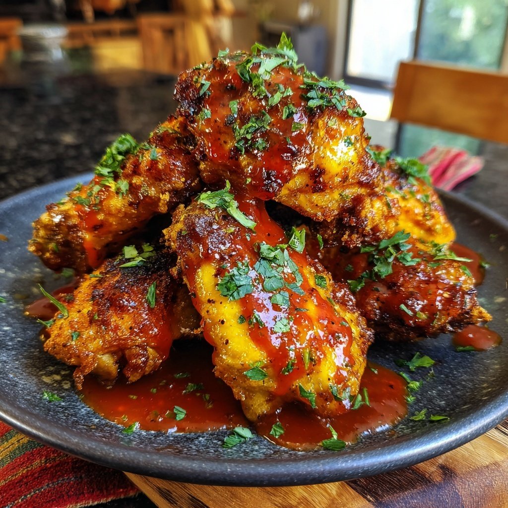 Air Fryer Wings Crispy and Golden