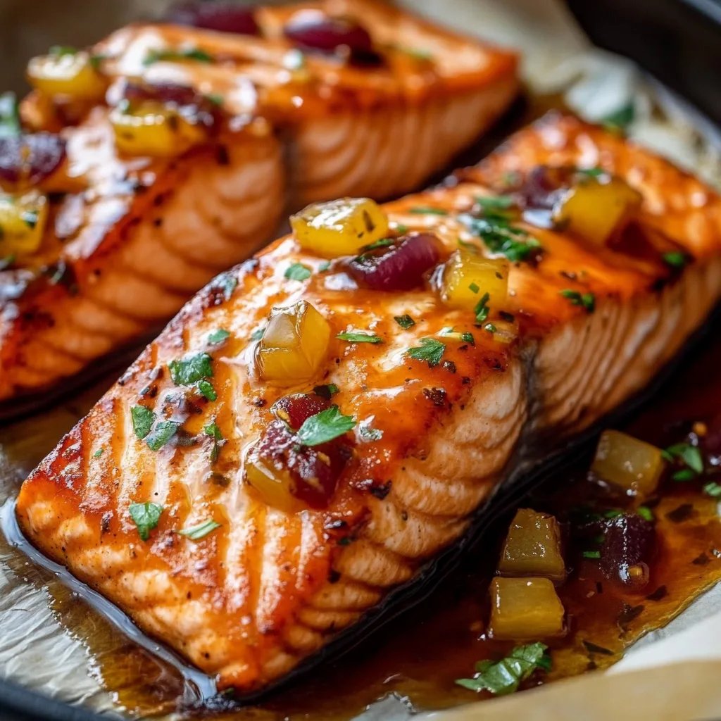 Honey Glazed Salmon