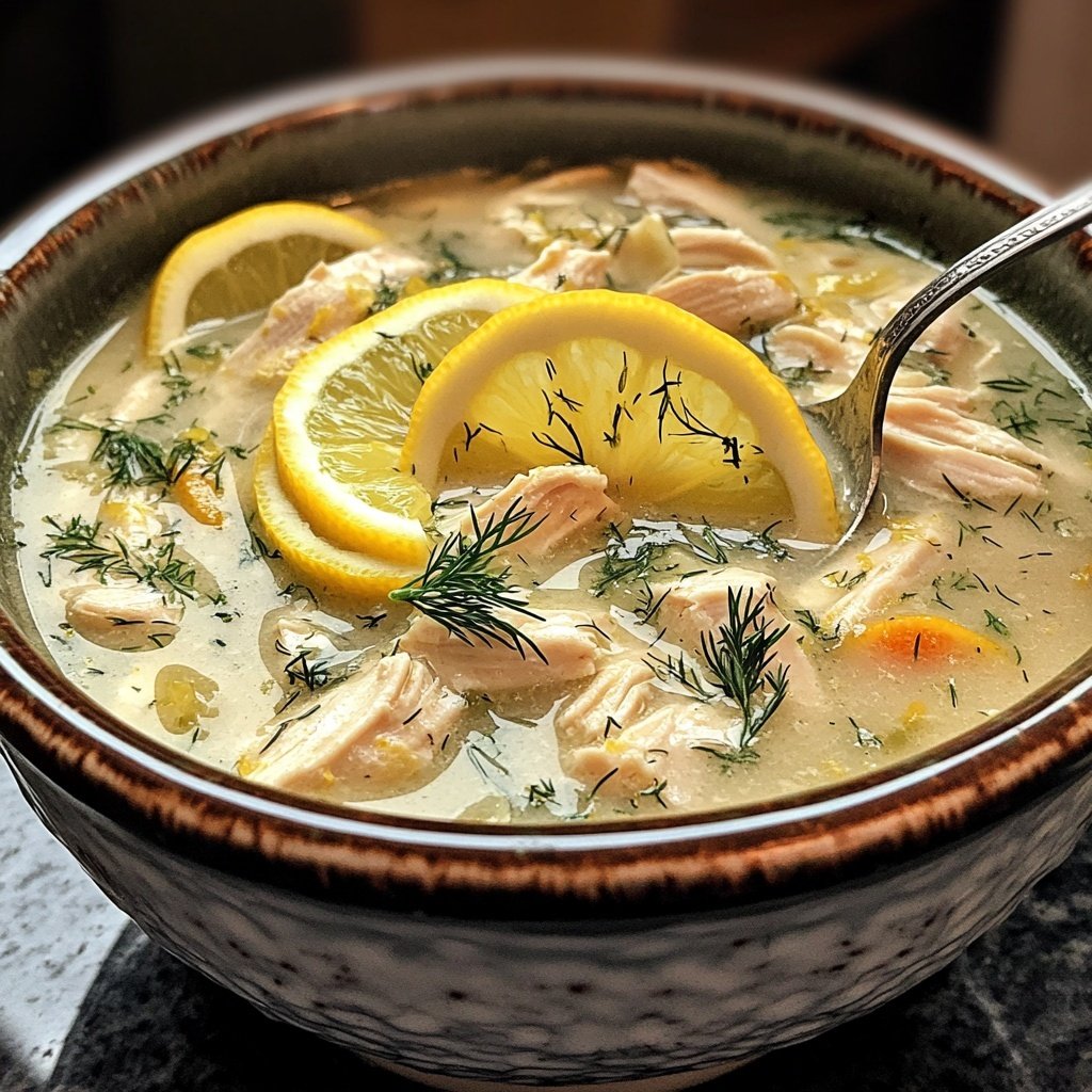 Greek Lemon Chicken Soup