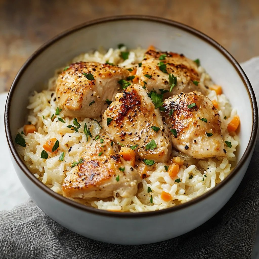 Cozy One-Pot Chicken & Rice