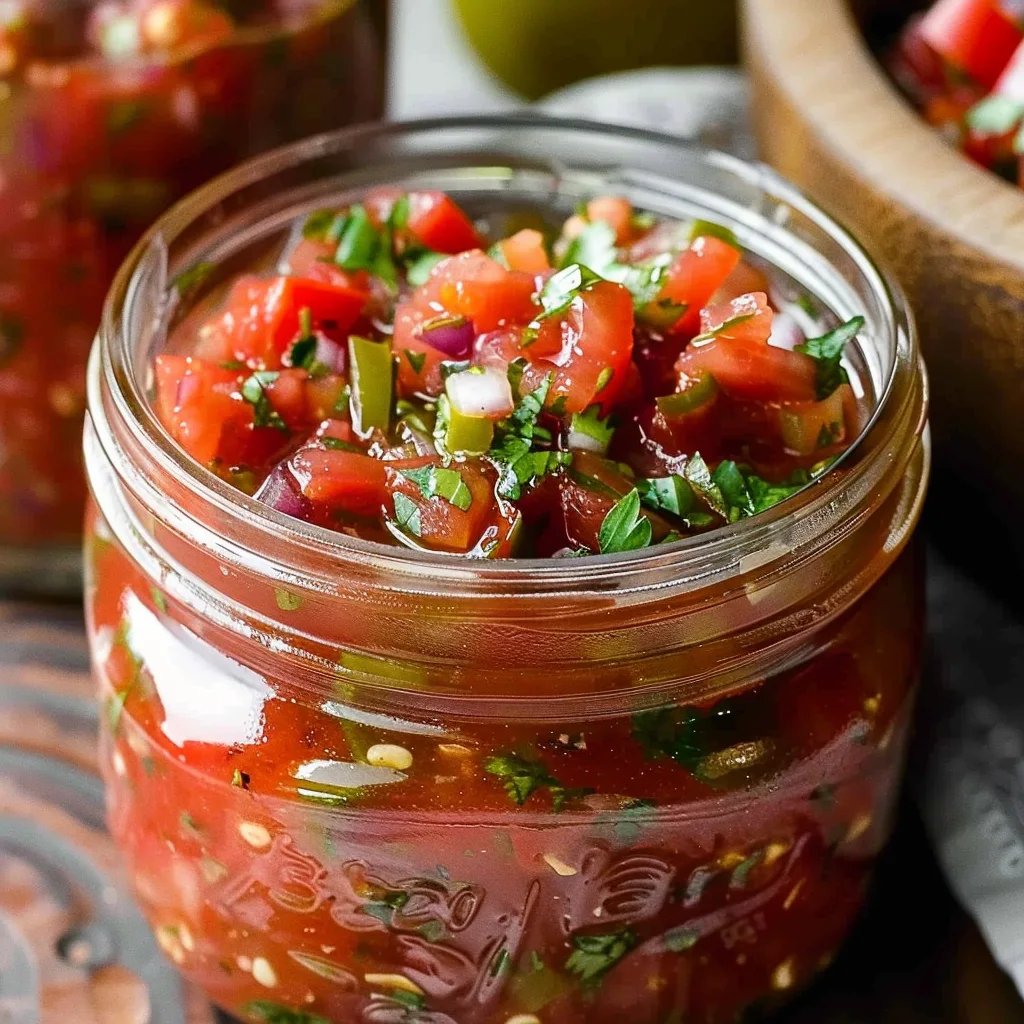 Homemade Salsa for Canning