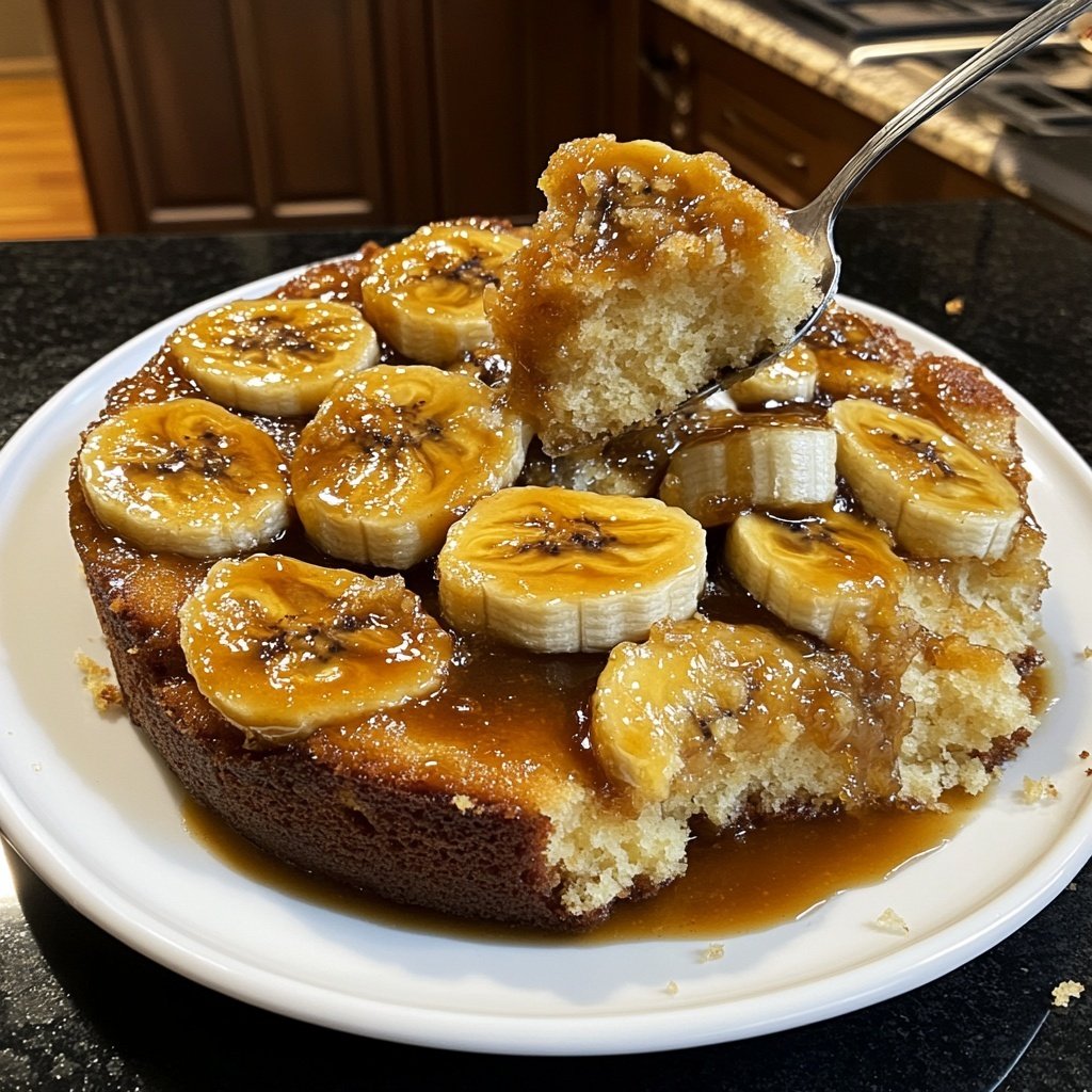 Bananas Foster with Pound Cake