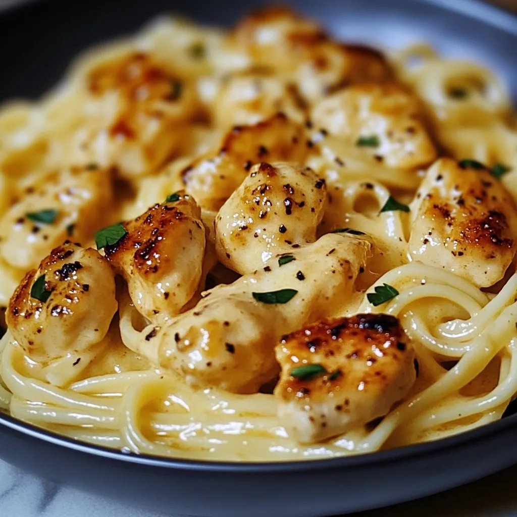 Garlic Butter Chicken Pasta