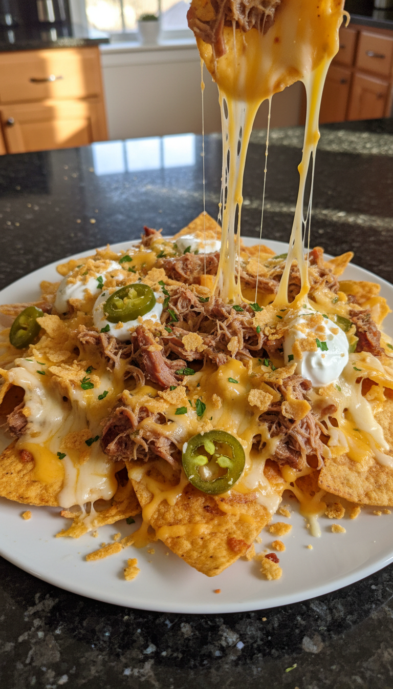 Pulled Pork Nacho Surprise
