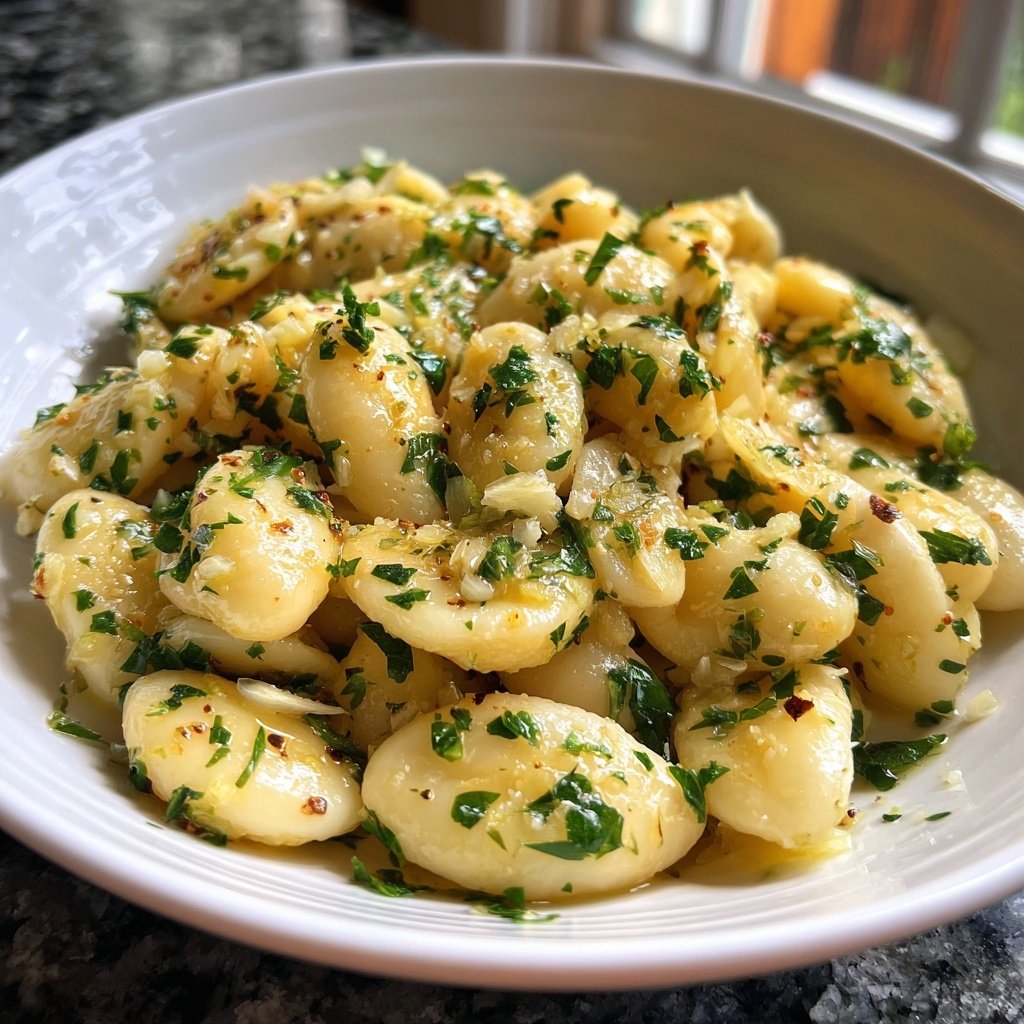 Butter Beans with Garlic Lemon Herbs